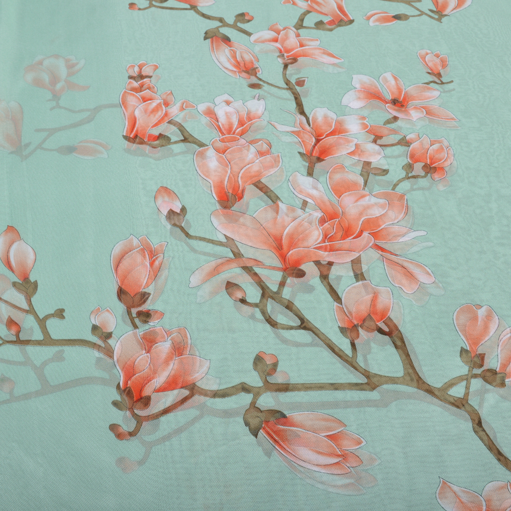 BYSIFA| Light Green Silk Scarf - Shawl Wrap Winter reseña y precio