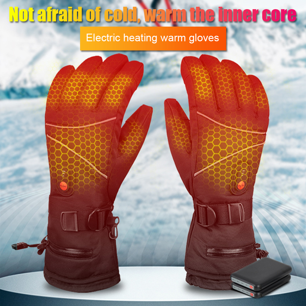 1 Pair Electric Heating Gloves - Touch Screen Gloves reseña y precio