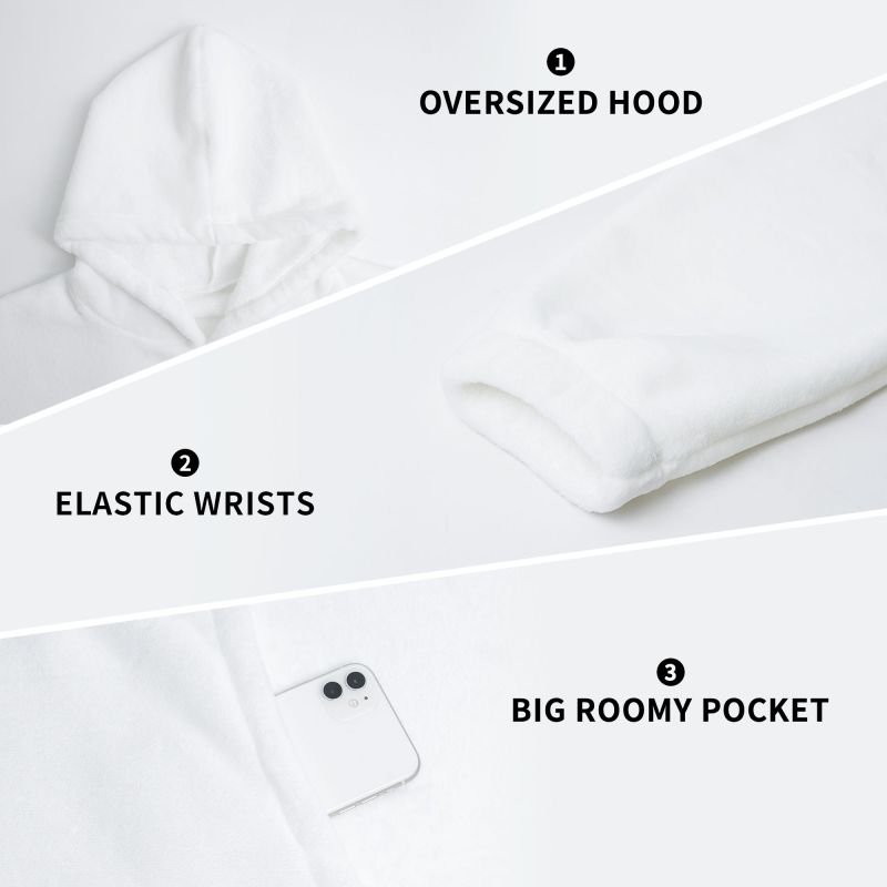 Zebra Stripe Print Wearable Bl - Sherpa Hoodie Fleece reseña y precio