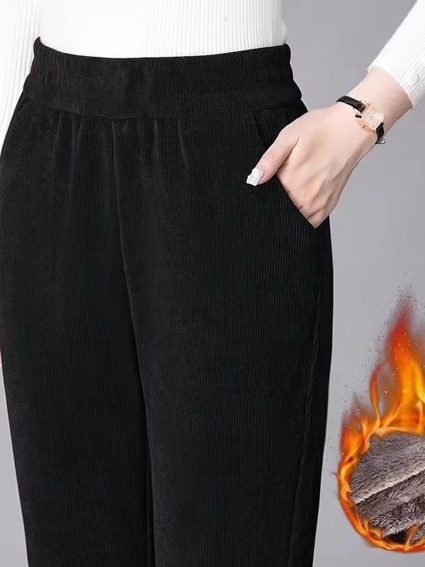 Thickened Straight Leg Pants W - Corduroy Pant Warm reseña y precio