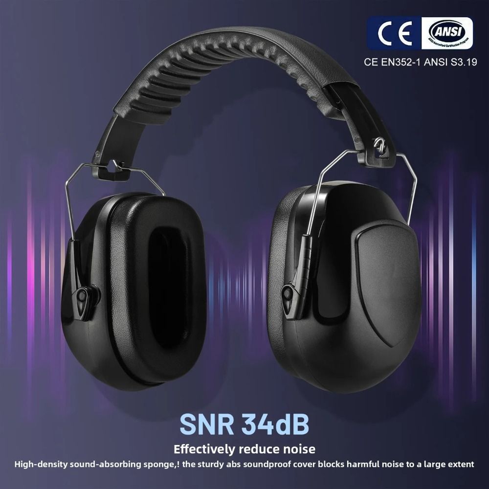 Heavy Duty ABS Soundproof Earm - Earmuffs Foldable reseña y precio