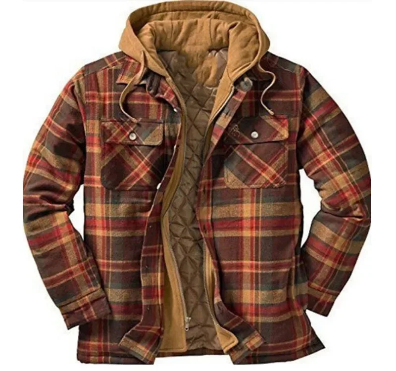 Mens Fleece Lined Flannel Plai - Flannel Shirt Lined reseña y precio