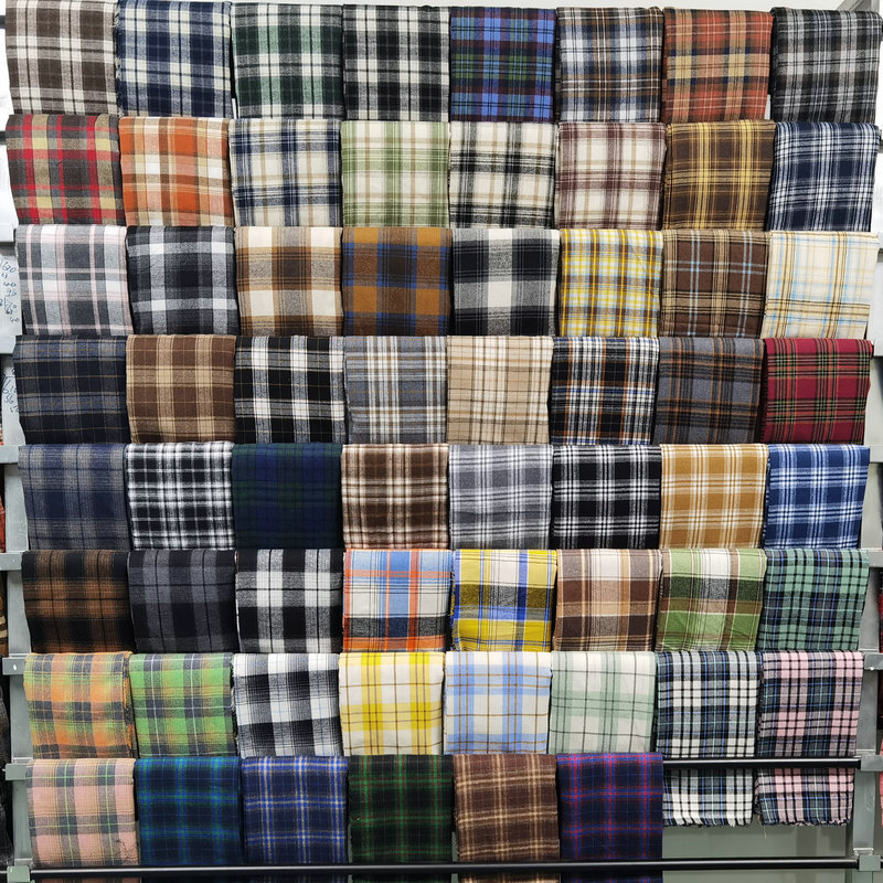 Twill Plaid Flannel Fabric By  - Flannel Shirt Lined reseña y precio