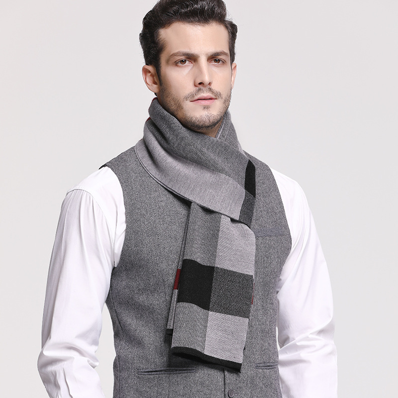 RUNMEIFA 2022 Classic Autumn & - Wool Scarf Men reseña y precio
