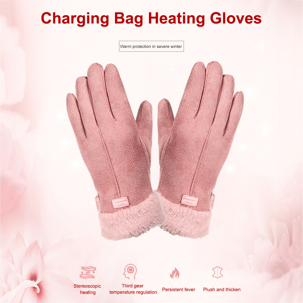 USB Electric Heated Gloves Out - Touch Screen Gloves reseña y precio