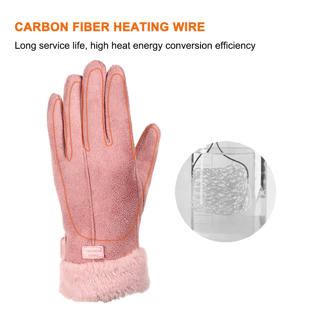 USB Electric Heated Gloves Out - Touch Screen Gloves reseña y precio