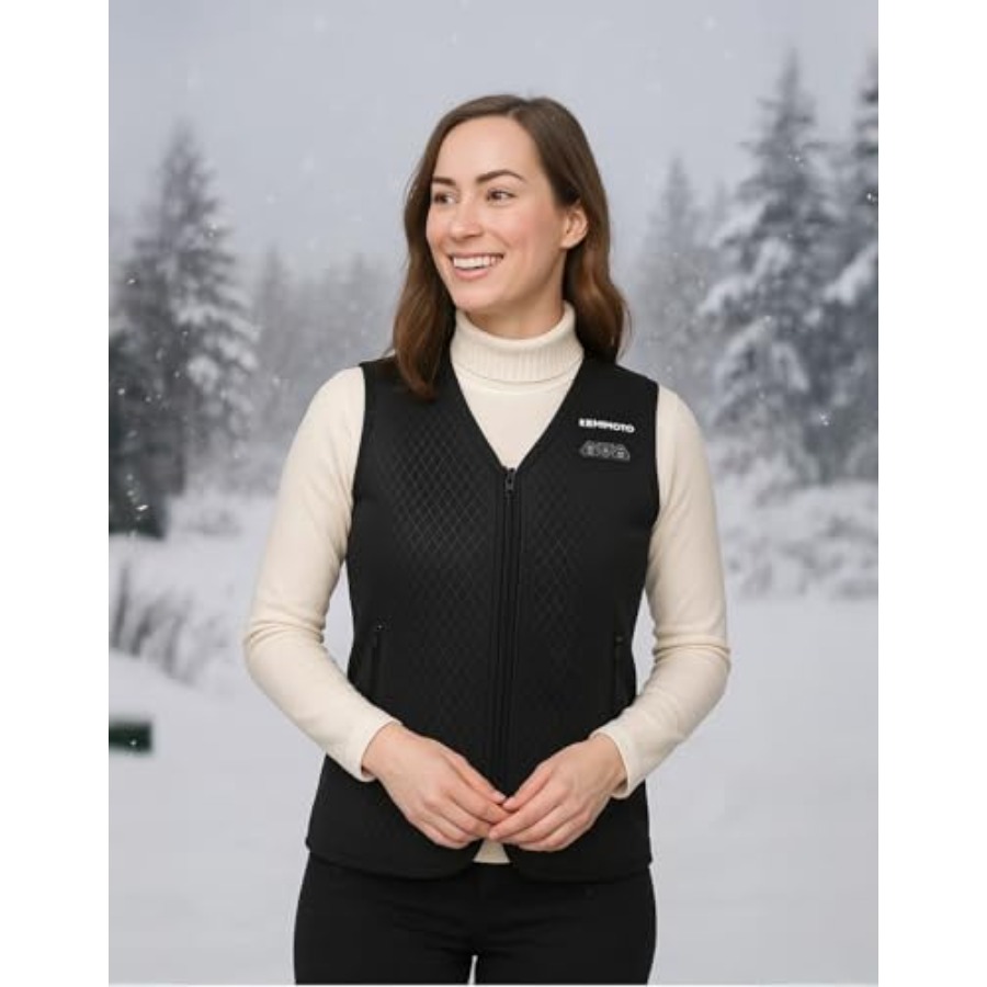 KEMIMOTO Womens Heated Vest El - Heated Vest Battery reseña y precio
