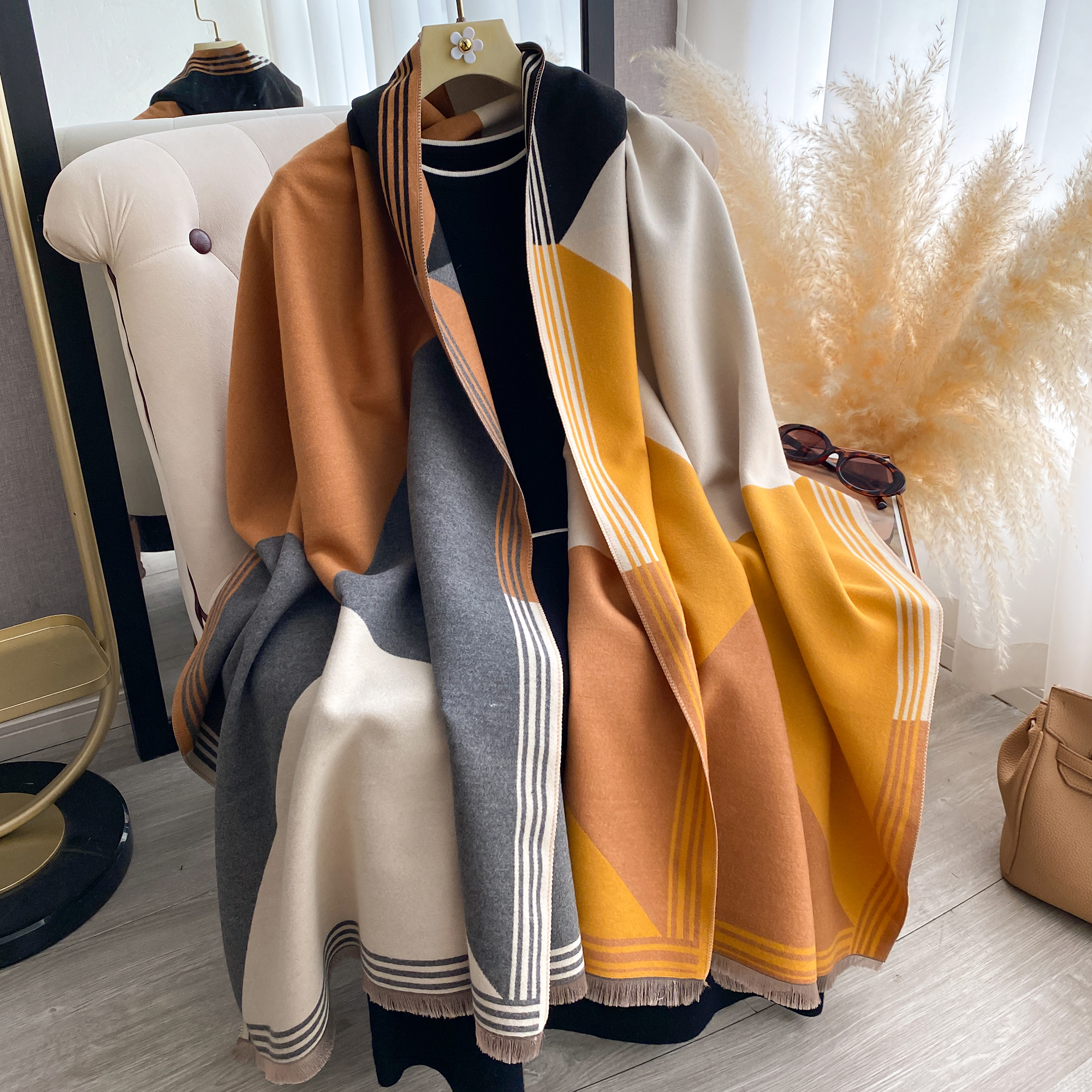 2025 Luxury Winter Cashmere Sc - Cashmere Pashmina Wrap reseña y precio