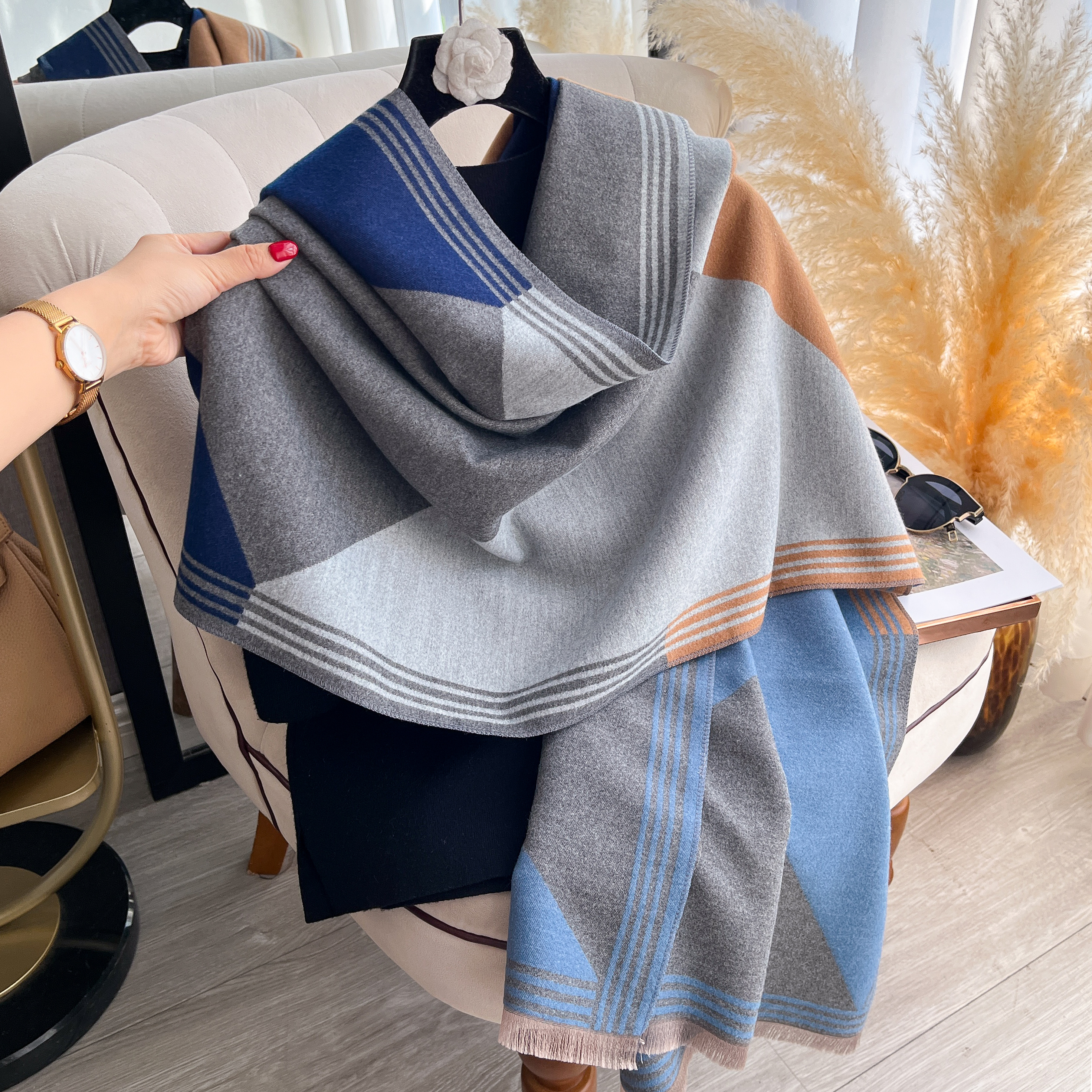 2025 Luxury Winter Cashmere Sc - Cashmere Pashmina Wrap reseña y precio