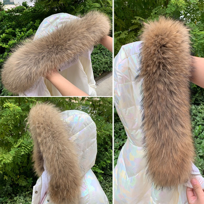 Real Fur Collar for Coat Parka - Shawl Wrap Winter reseña y precio