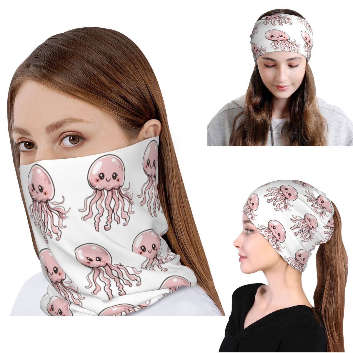 Cute Jellyfish Kawaii Design B - Knit Beanie Hat Warm reseña y precio