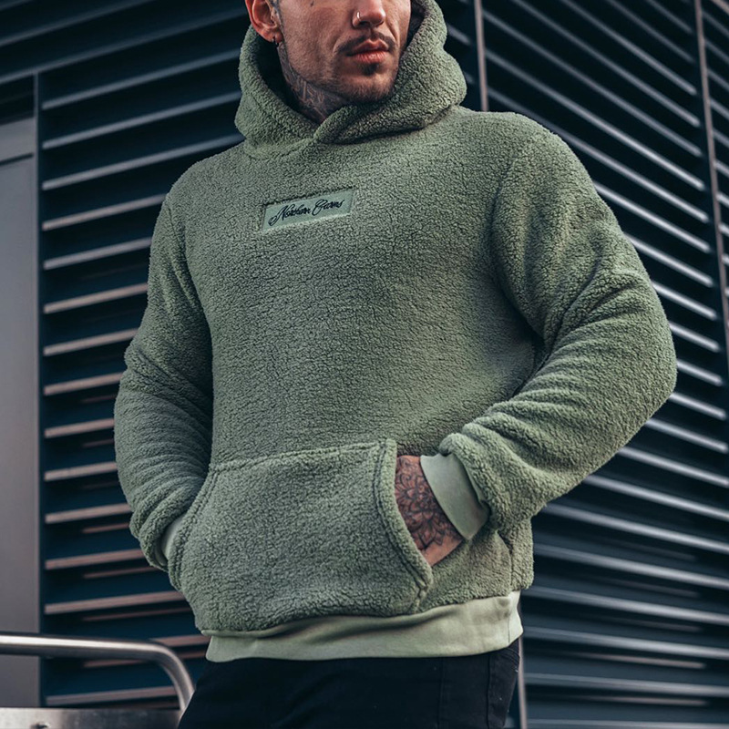 Men's Fuzzy Sherpa Sweatshirt  - Sherpa Hoodie Fleece reseña y precio