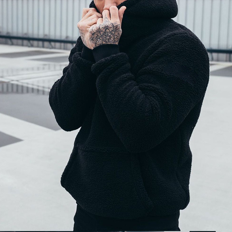 Men's Fuzzy Sherpa Sweatshirt  - Sherpa Hoodie Fleece reseña y precio