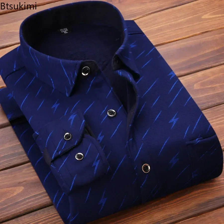 2024 Men's Winter Warm Long Sl - Flannel Shirt Lined reseña y precio