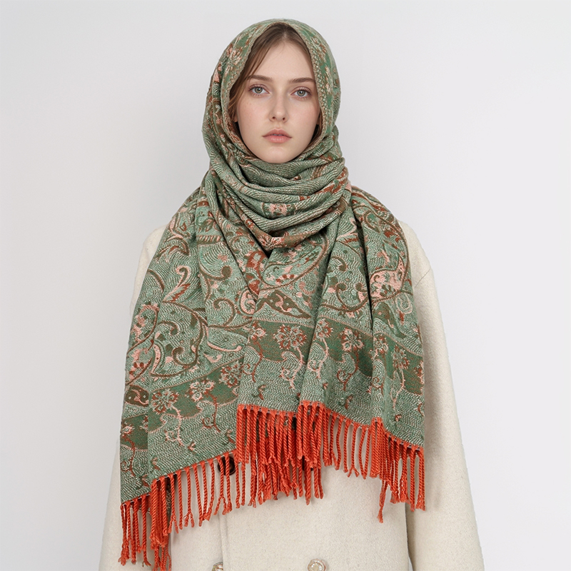 2024 Fashion Ethnic Style Wome - Cashmere Pashmina Wrap reseña y precio