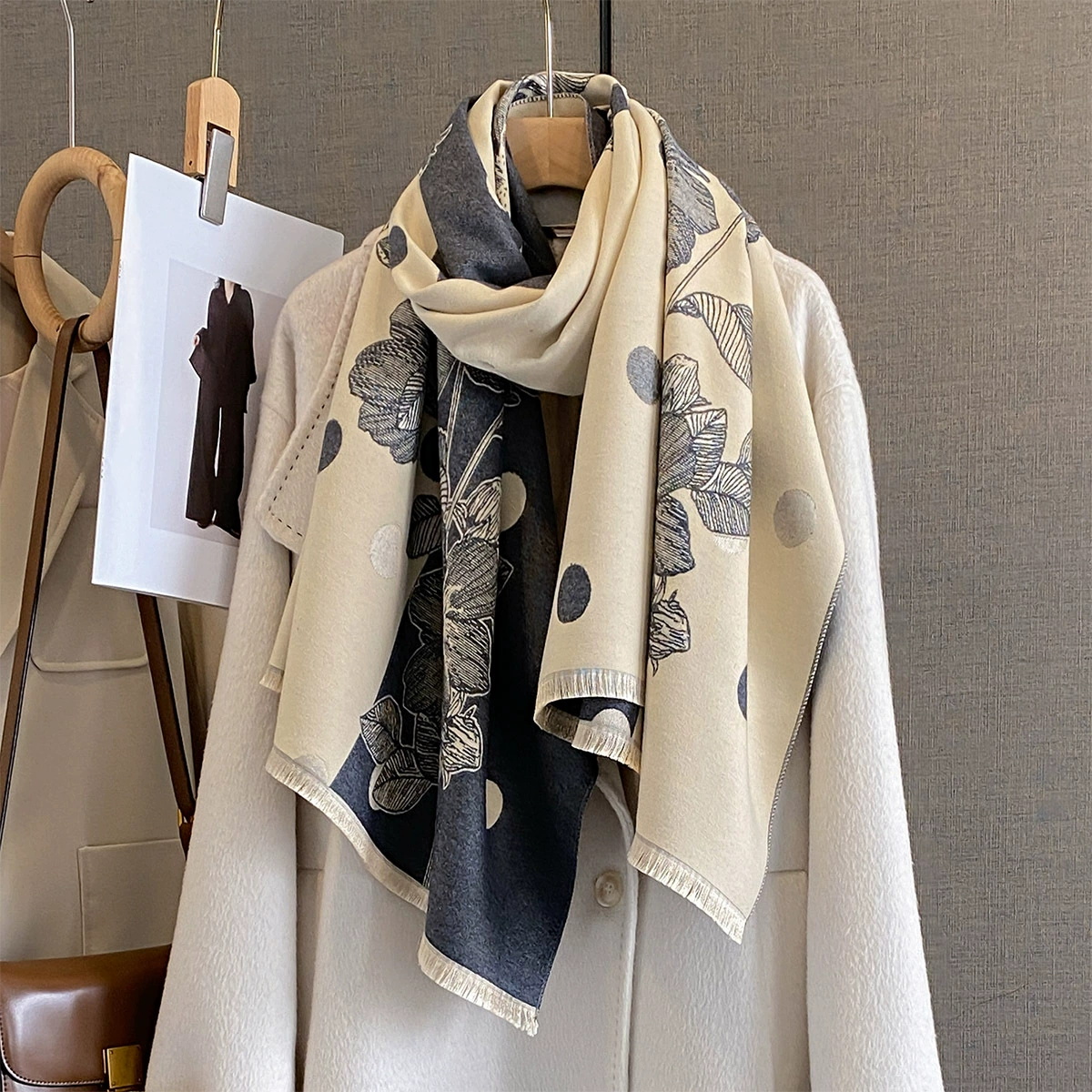2025 Women Thicken Luxury Wint - Cashmere Pashmina Wrap reseña y precio
