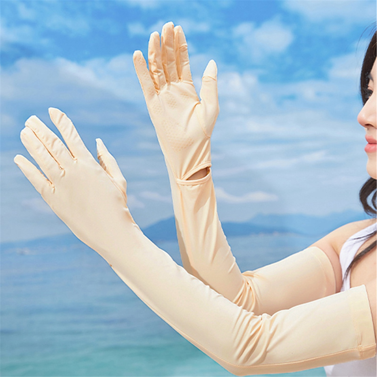 A11I Women UV Long Sun Protect - Touch Screen Gloves reseña y precio