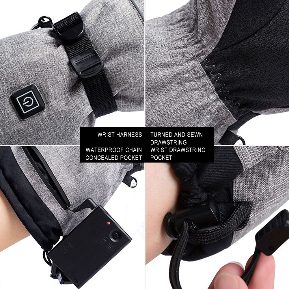 Electric Heated Gloves Men Wom - Touch Screen Gloves reseña y precio