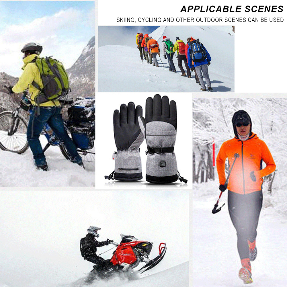 Electric Heated Gloves Men Wom - Touch Screen Gloves reseña y precio