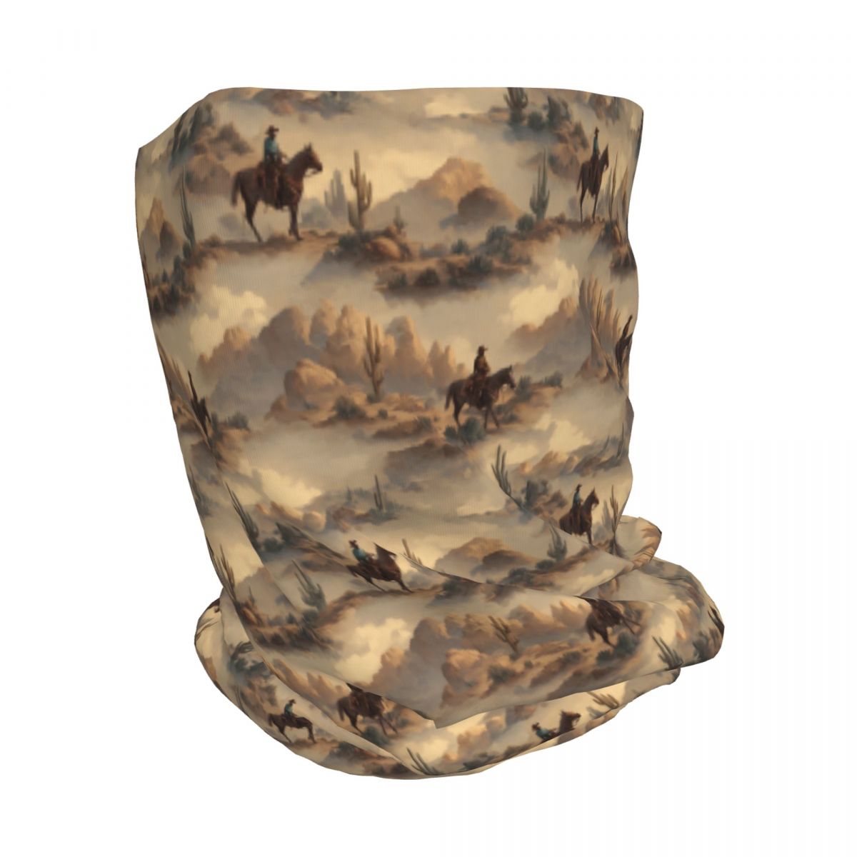Cowboy In Desert Western Lands - Knit Beanie Hat Warm reseña y precio