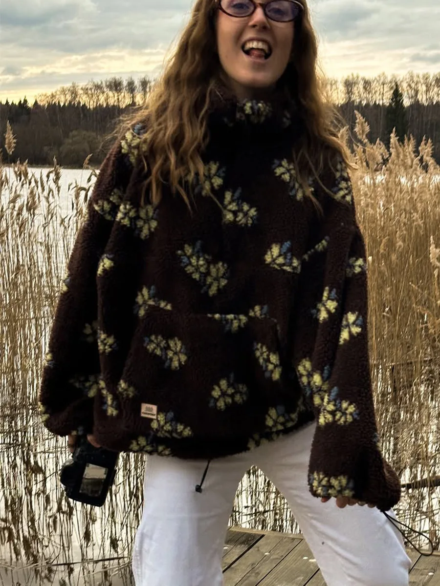 Autumn Winter Women's Sherpa F - Sherpa Hoodie Fleece reseña y precio