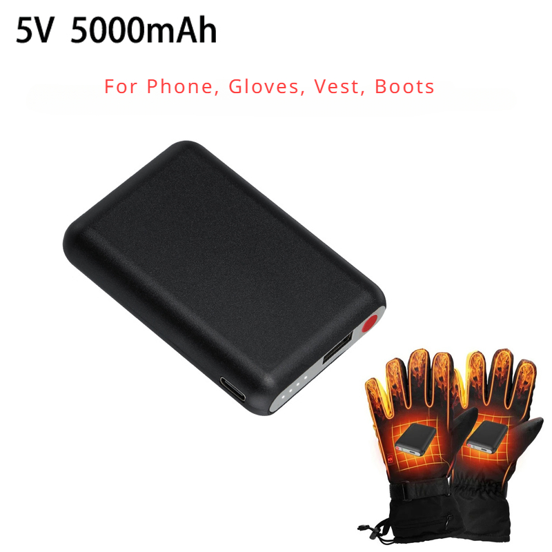 5V 5000mAh Heated Gloves Batte - Heated Vest Battery reseña y precio