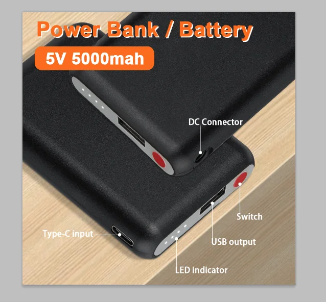 5V 5000mAh Heated Gloves Batte - Heated Vest Battery reseña y precio