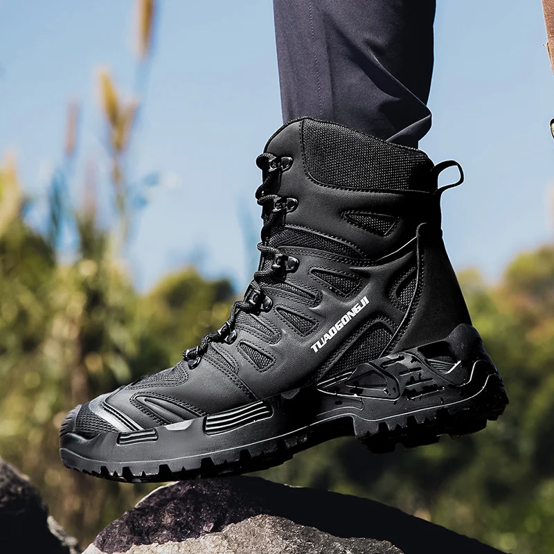 Men's Outdoor Hiking Tactical  - Waterproof Winter Boot reseña y precio