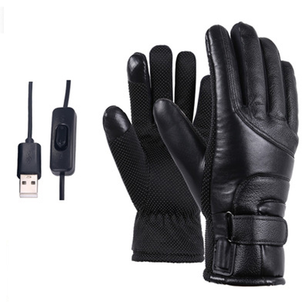 USB Electric Heated Gloves Out - Touch Screen Gloves reseña y precio