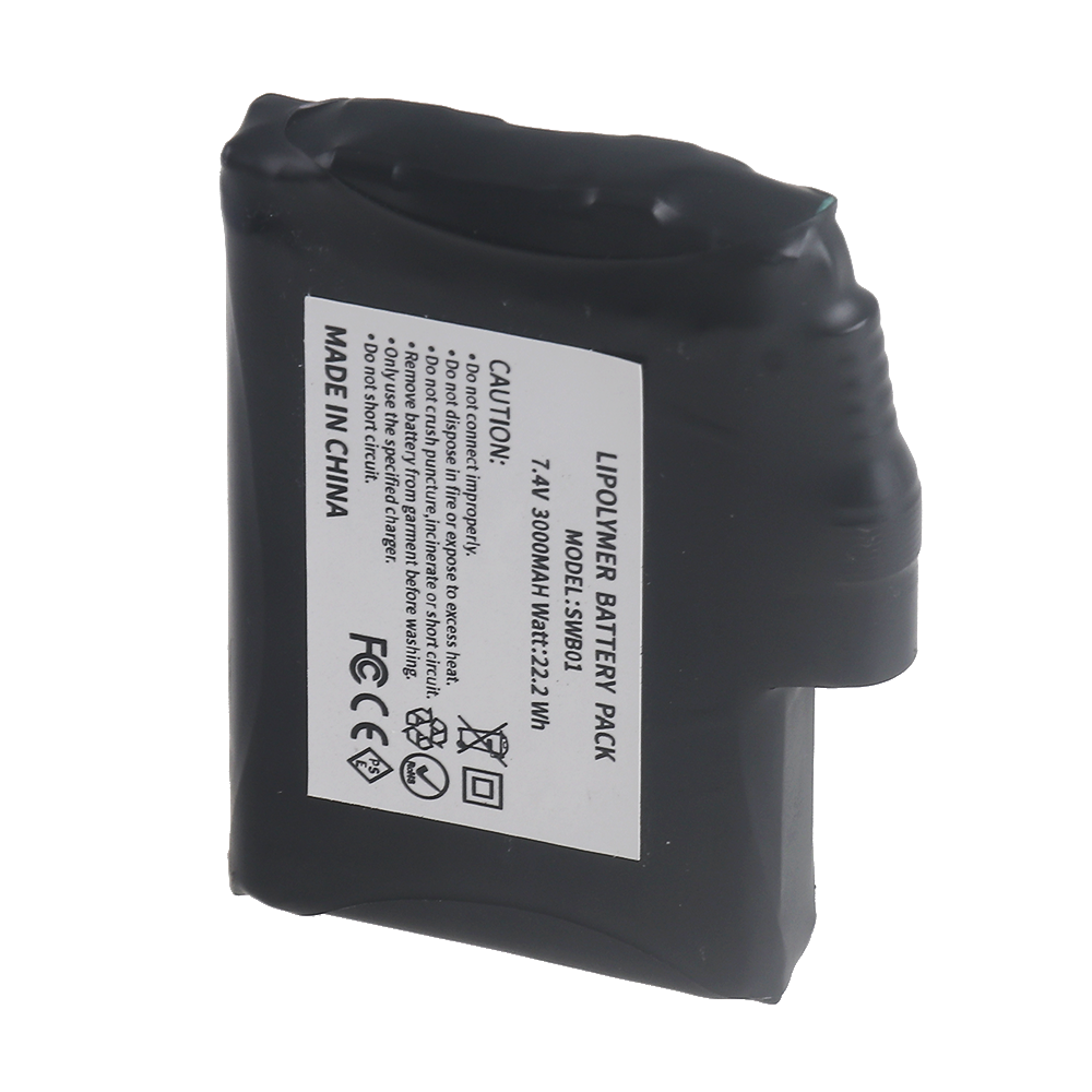 7.4V 3000mah Li-Polymer Batter - Heated Vest Battery reseña y precio