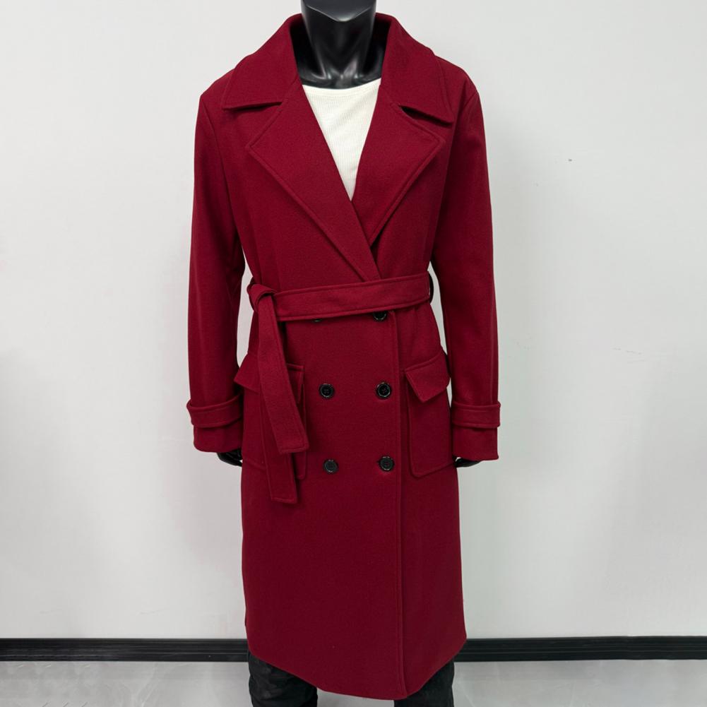 Women Coat Women's Double Brea - Wool Coat Peacoat reseña y precio