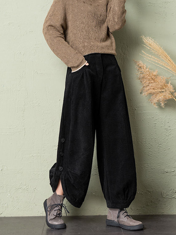 Korean Corduroy Women Pants Fa - Corduroy Pant Warm reseña y precio