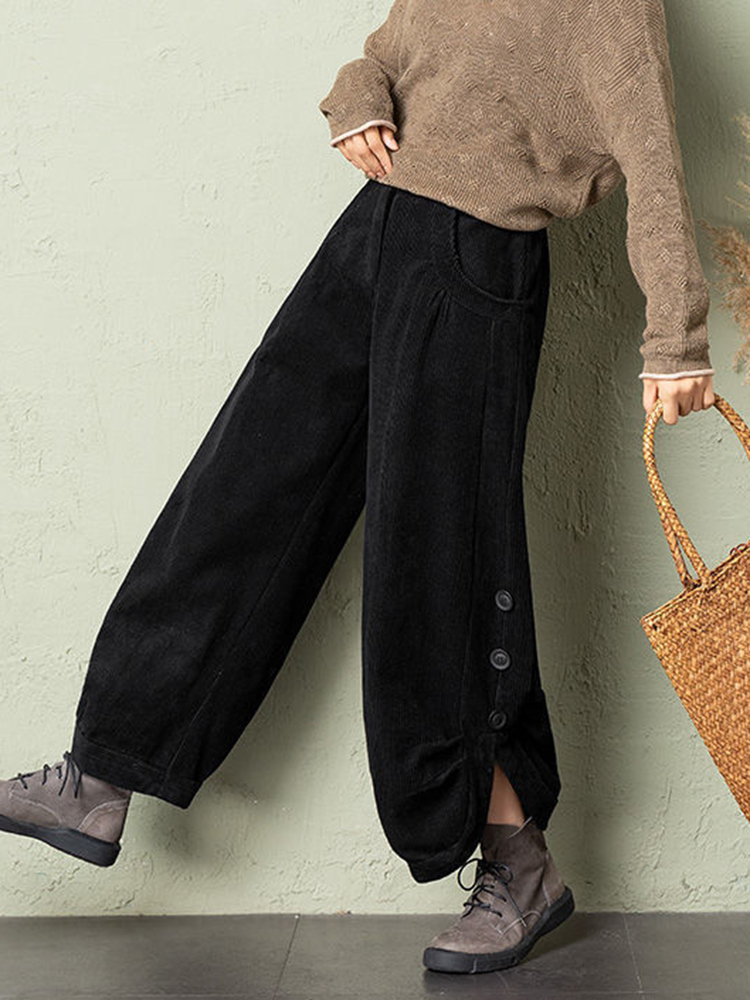 Korean Corduroy Women Pants Fa - Corduroy Pant Warm reseña y precio