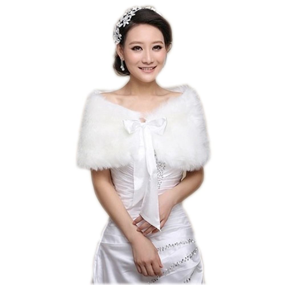 Winter Cape White Fur Shawl We - Shawl Wrap Winter reseña y precio