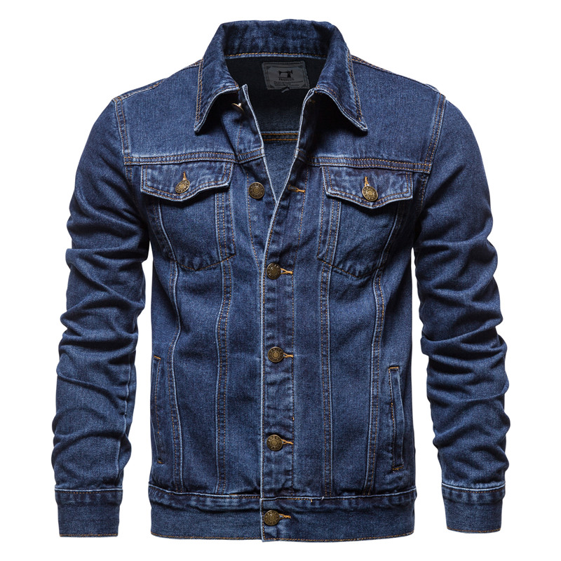 2025 Autumn Men Solid Denim Ja - Down Jacket Packable reseña y precio