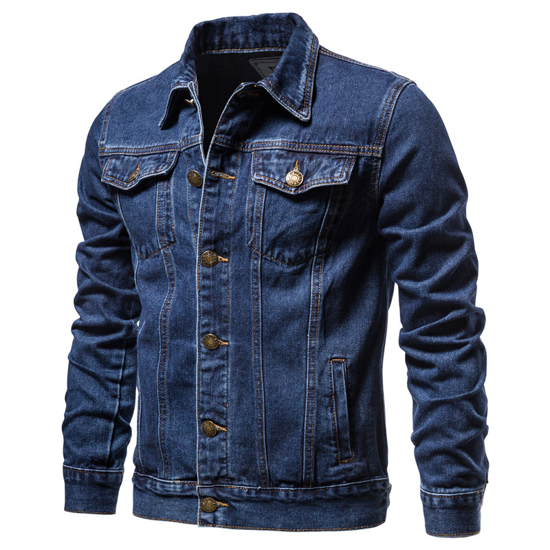 2025 Autumn Men Solid Denim Ja - Down Jacket Packable reseña y precio