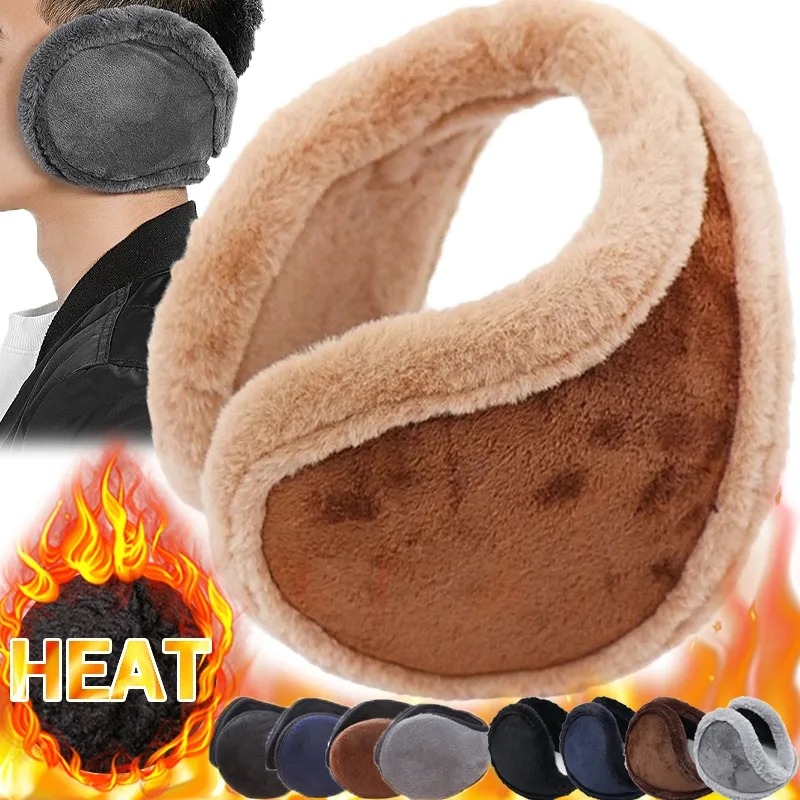 Thicken Fur Earmuffs Men Women - Winter Headband Fleece reseña y precio