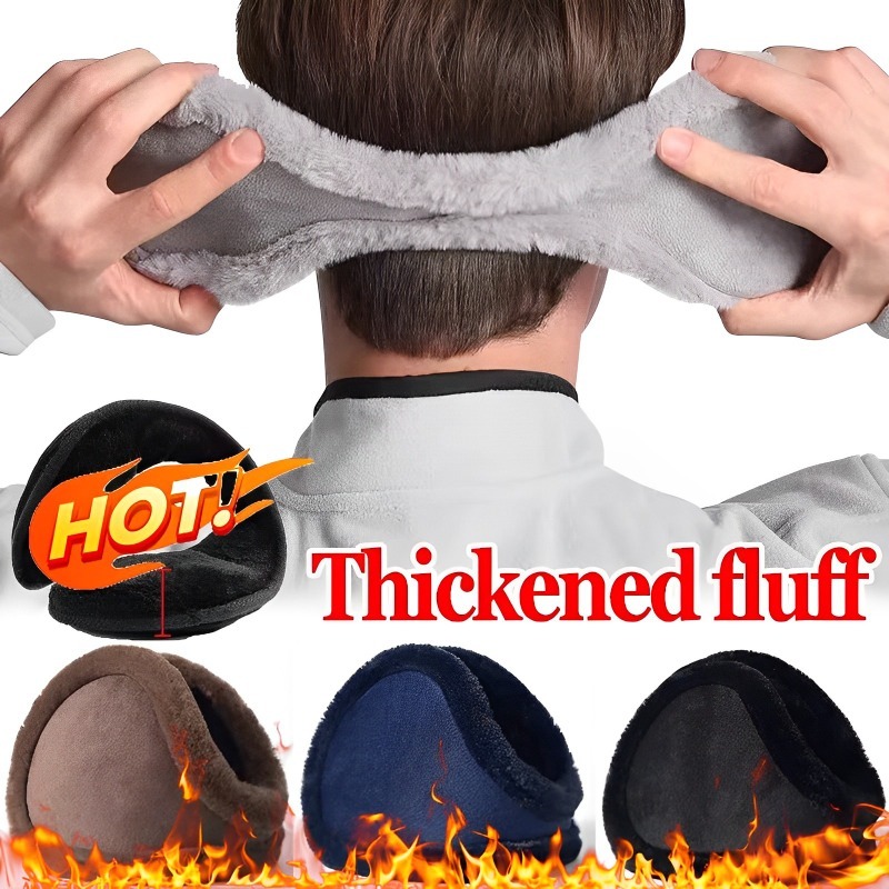 Thicken Fur Earmuffs Men Women - Winter Headband Fleece reseña y precio