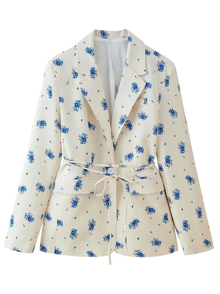 FSMG Elegant Flower Printed Lo - Down Jacket Packable reseña y precio