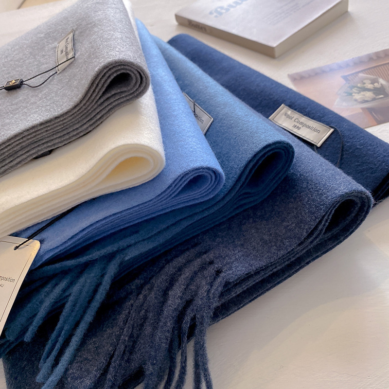 2024 Winter Wool Scarf For Wom - Cashmere Pashmina Wrap reseña y precio