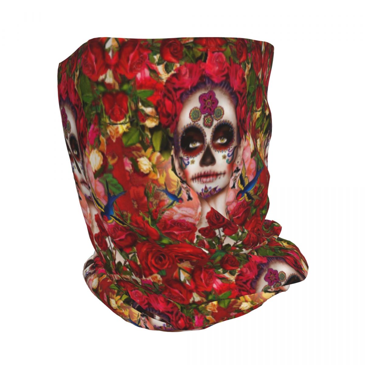 Mexican Catrina Girl Day Of Th - Knit Beanie Hat Warm reseña y precio
