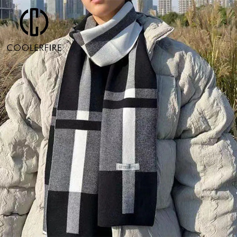 New Winter Men Scarf Keep Warm - Wool Scarf Men reseña y precio