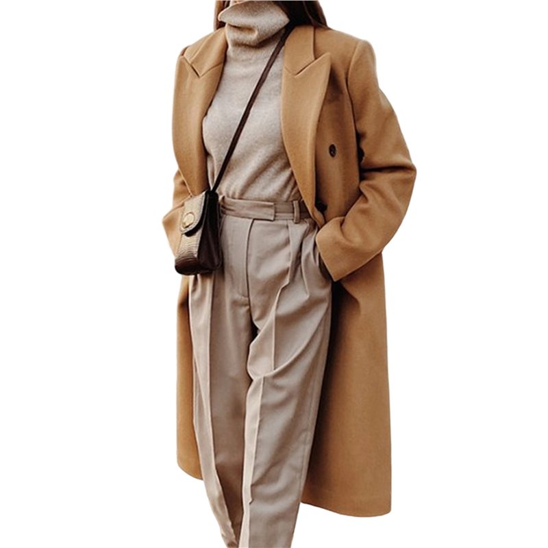 A24F-Womens Long Wool Coats Fa - Wool Coat Peacoat reseña y precio