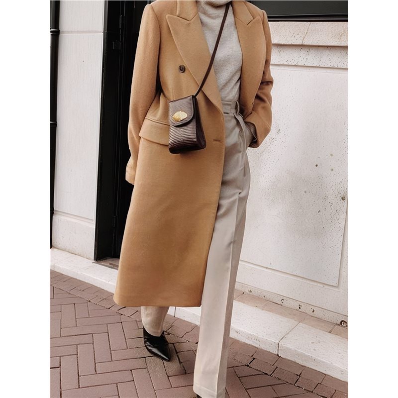 A24F-Womens Long Wool Coats Fa - Wool Coat Peacoat reseña y precio