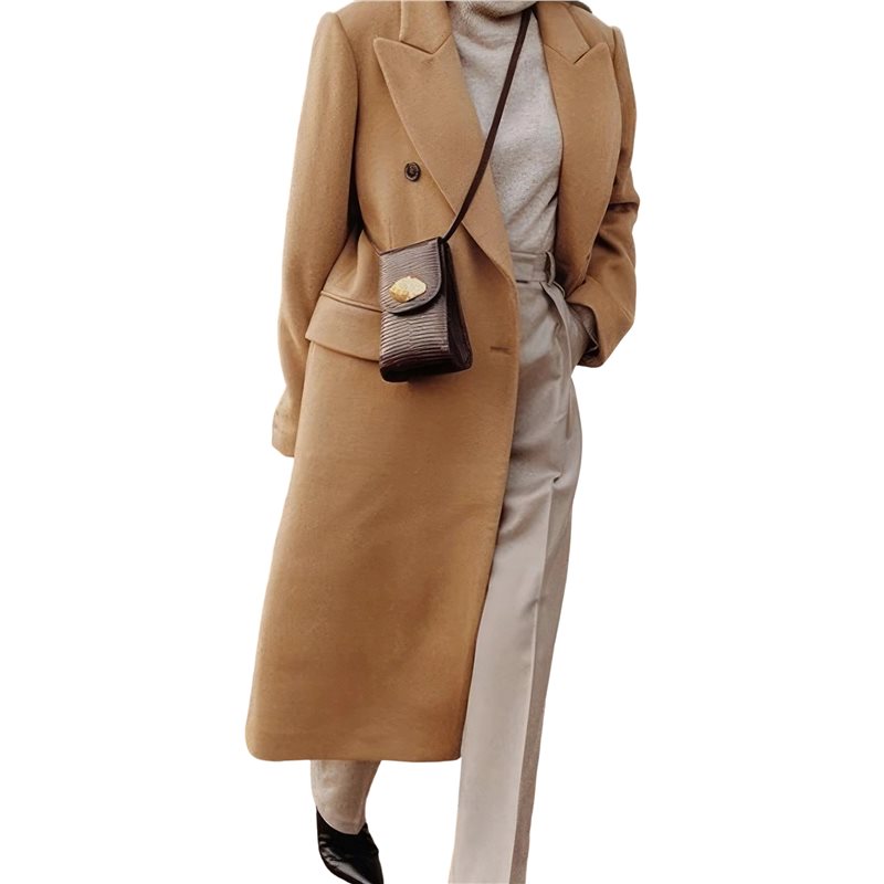 A24F-Womens Long Wool Coats Fa - Wool Coat Peacoat reseña y precio