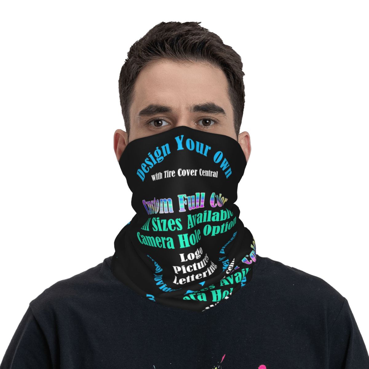 Custom Custom Your Design Prin - Neck Gaiter Fleece reseña y precio