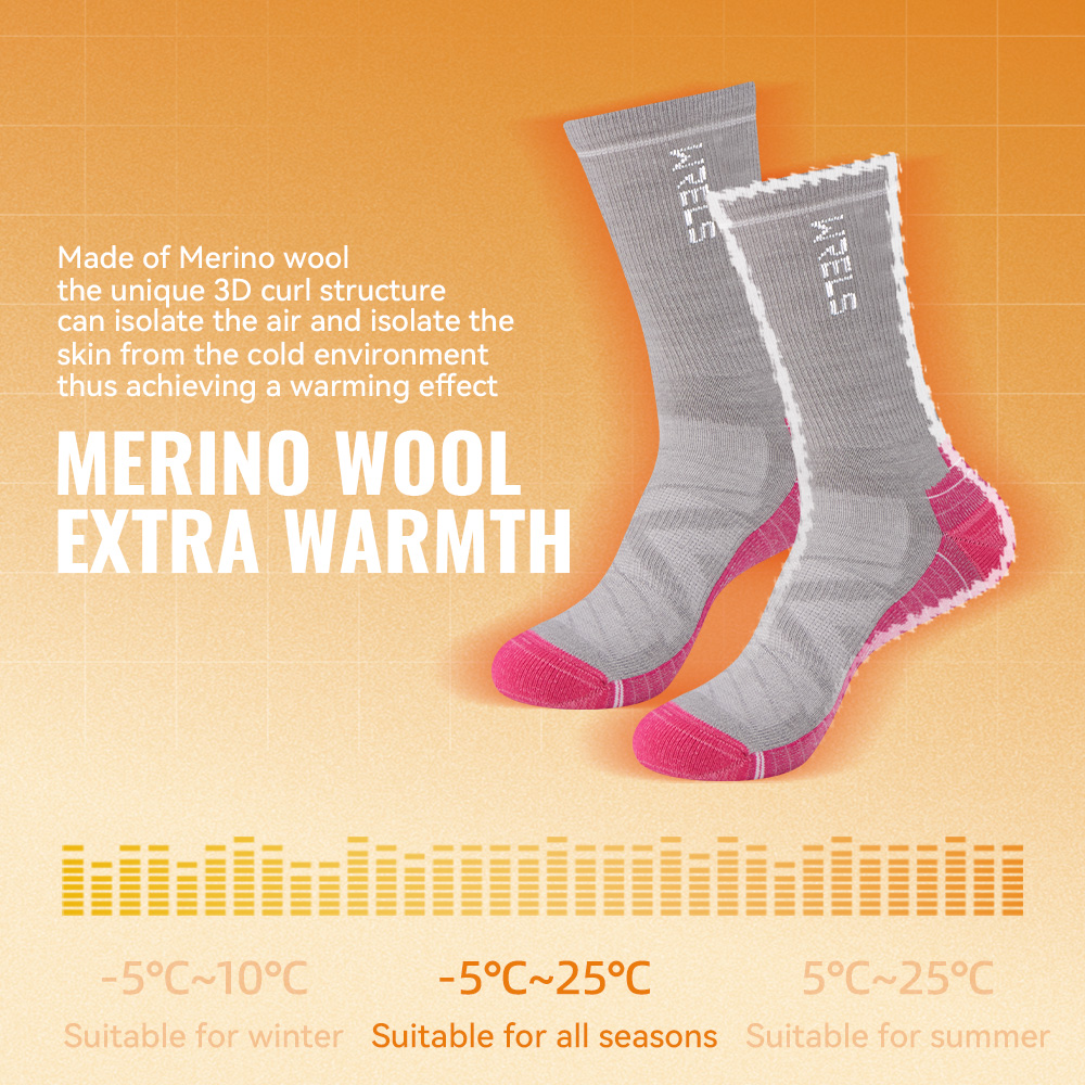 WRELS 1/2/3 Merino Wool Socks  - Thermal Sock Wool reseña y precio