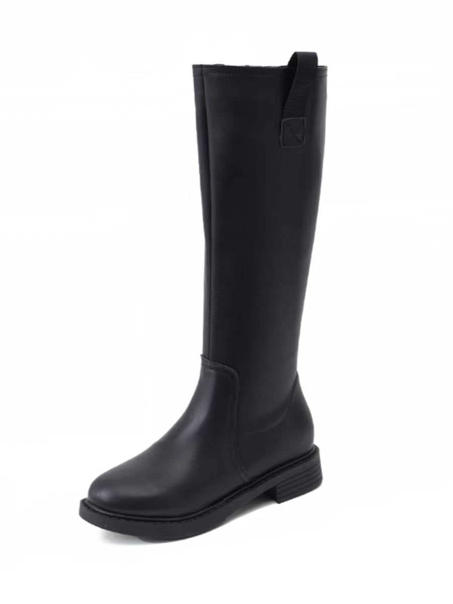Autumn Winter Fleece-Lined Bla - Waterproof Winter Boot reseña y precio