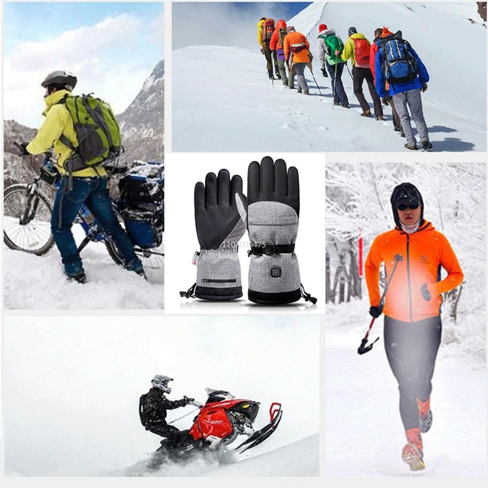 Heated Skiing Waterproof Glove - Touch Screen Gloves reseña y precio