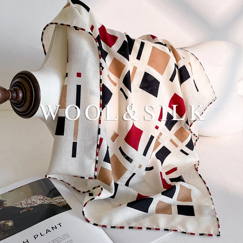 30% Silk 70% Wool Women's Scar - Wool Scarf Men reseña y precio